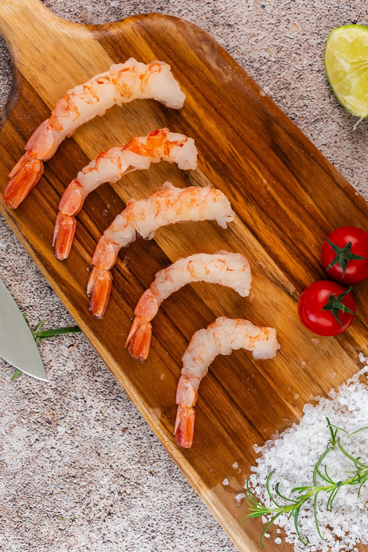 Camarão Rosa Descascado e S/Cabeça - 1KG