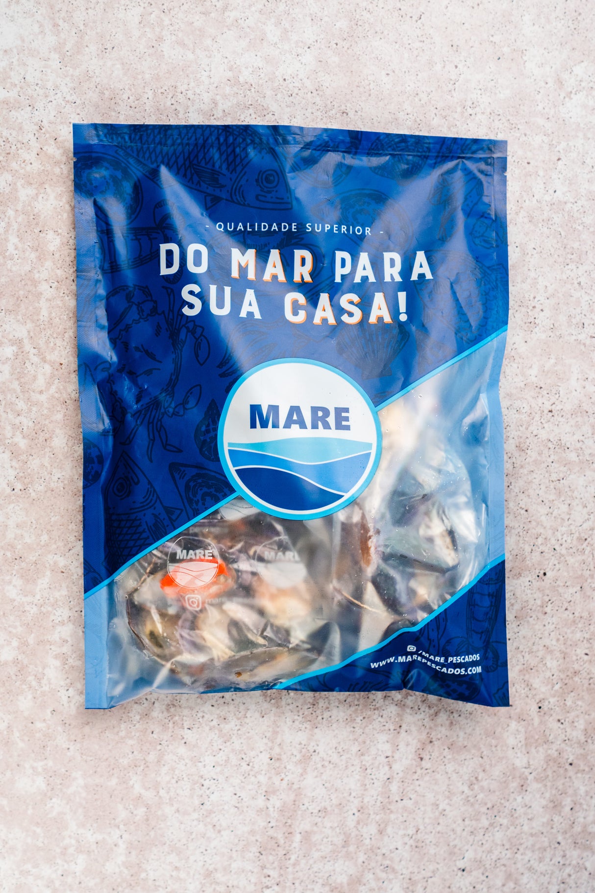 Mariscos com Concha 100% Naturais - 1kg